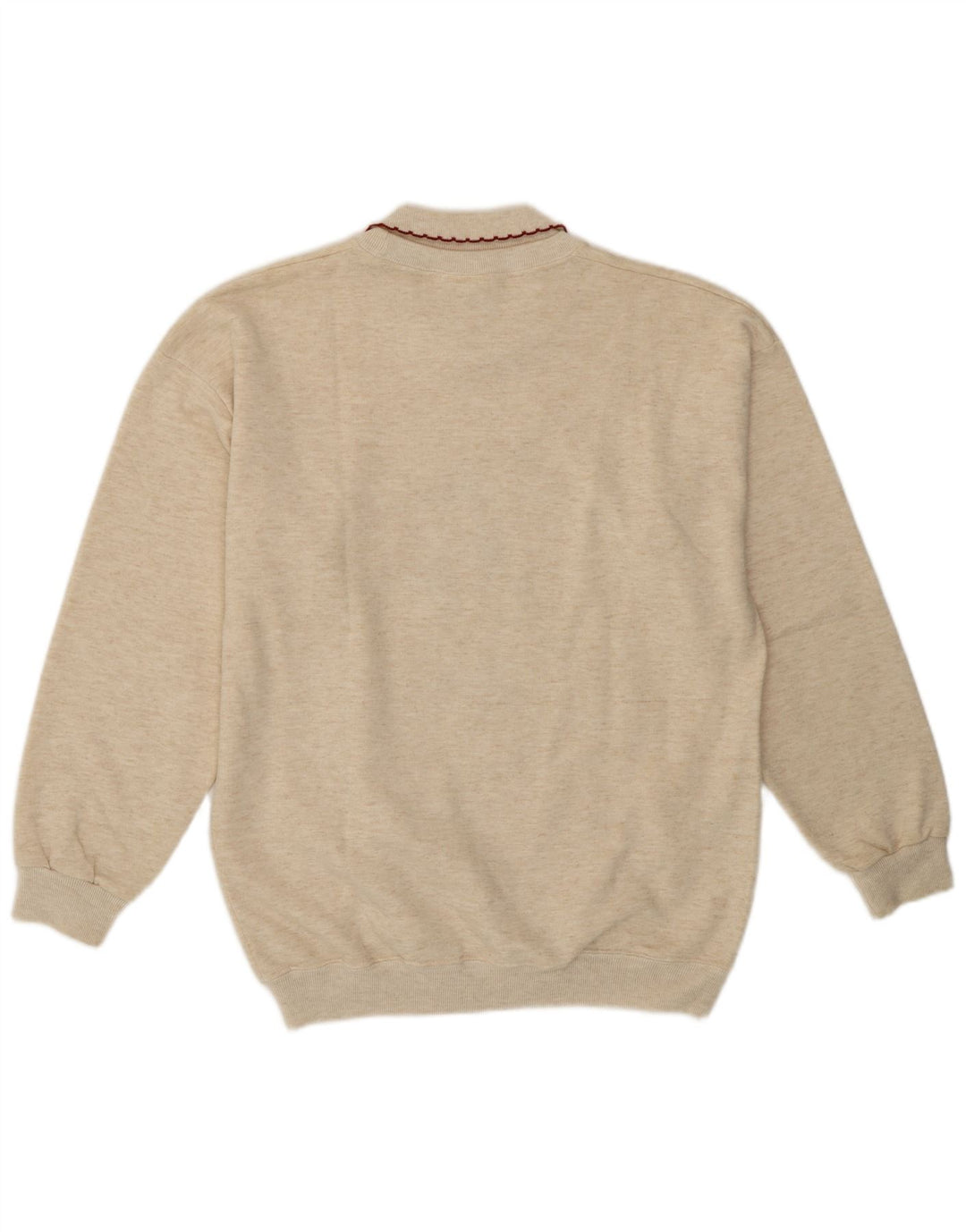 Oak Tree Damen-Sweatshirt in Übergröße, Gr. 10, Größe S, Beige, Blumenmuster
