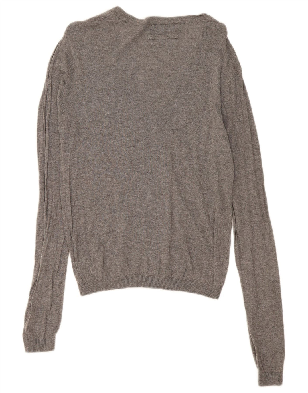 Zara Herren-Cardigan-Pullover Mittelgrau