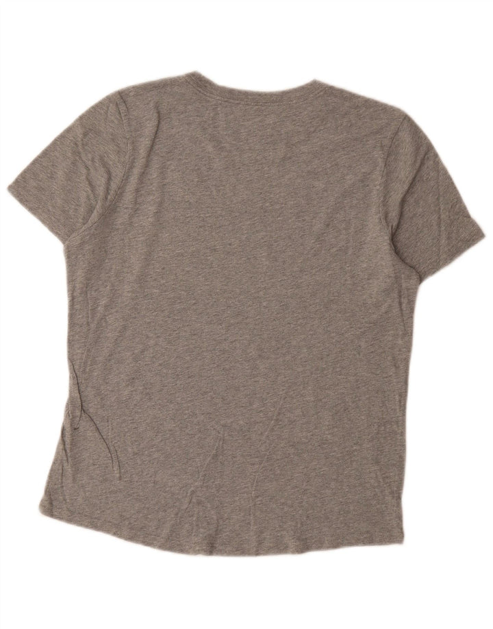 Nike Herren T-Shirt Top Small Grau gefleckte Baumwolle