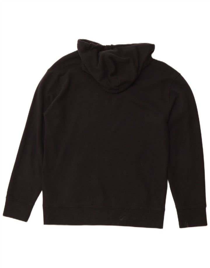 HOLLISTER Herren-Kapuzenpullover, Größe S, schwarze Baumwolle