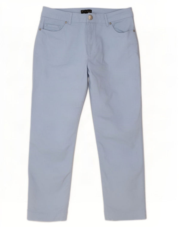 Gerade geschnittene Hose von Phase Eight für Damen, UK 14, Größe L, W32, L25, Blau
