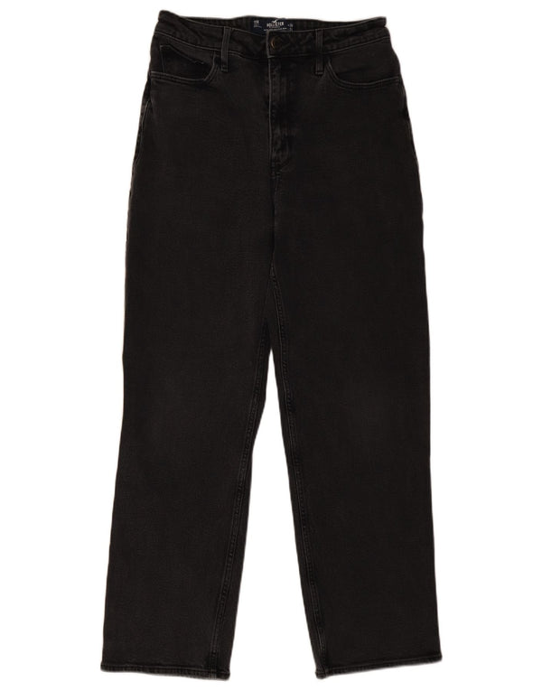 Hollister Damen Dad Straight Jeans US 11 Large W30 L31 Grau