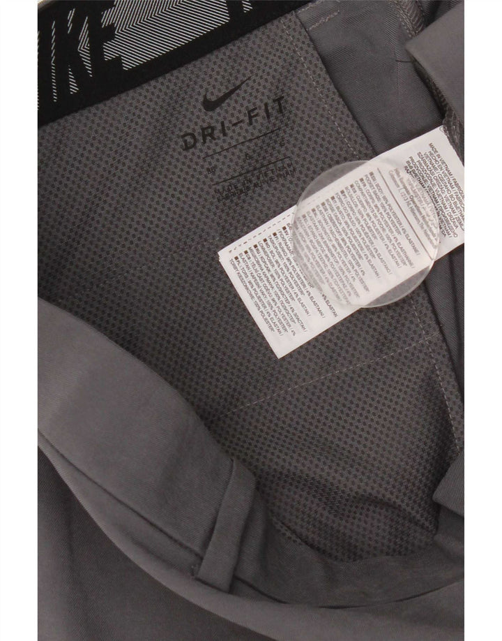 Nike Herren-Chinoshorts W36, großes graues Polyester
