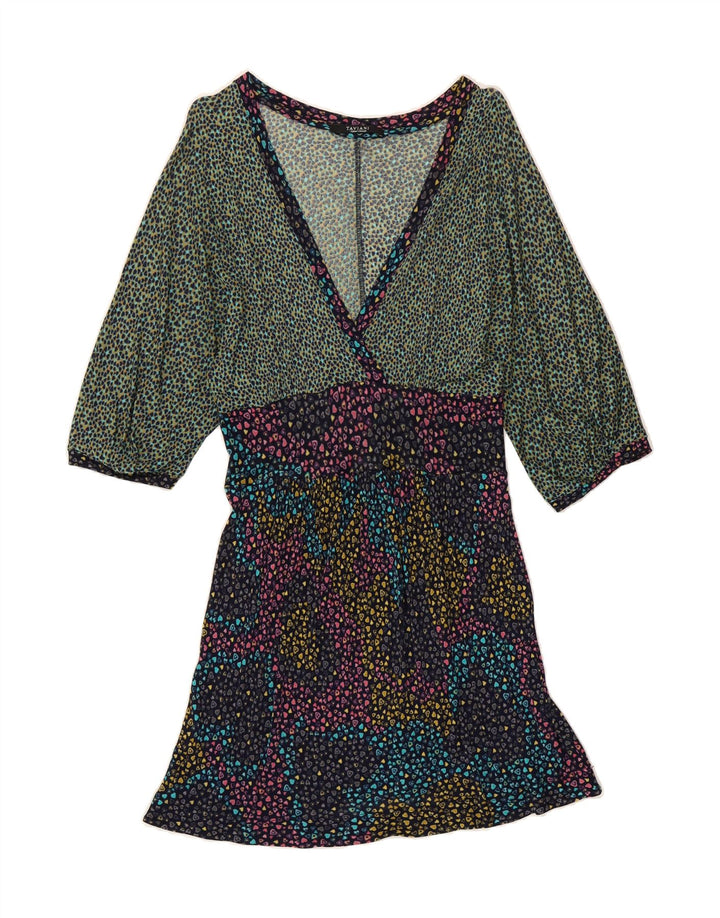 VINTAGE Womens A-Line Dress IT 46 Large Multicoloured Animal Print Vintage Vintage and Second-Hand Vintage from Messina Hembry 