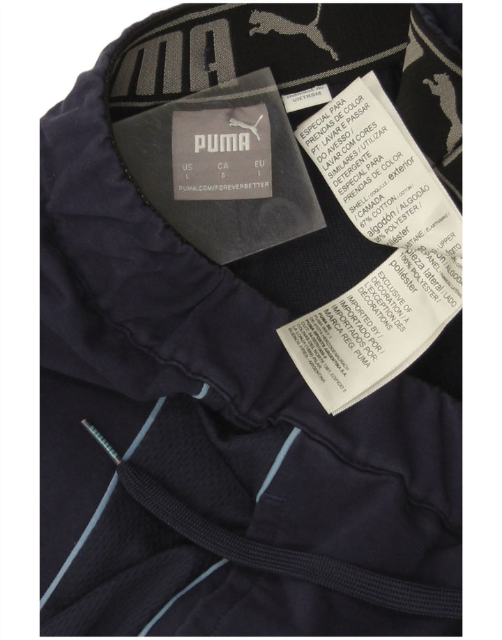 PUMA Herren-Sportshorts, groß, marineblau, Baumwolle