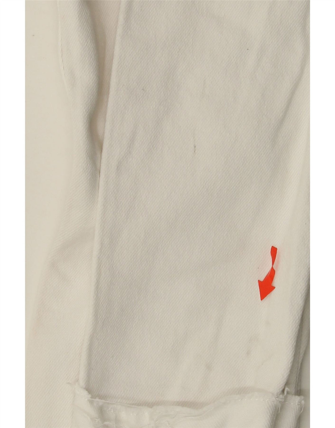 HOLLISTER Damen Low Waist Distressed Skinny Jeans W26 L28 Weiße Baumwolle