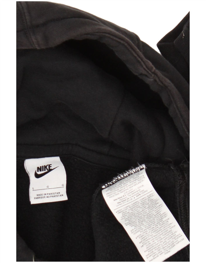 Nike Herren Kapuzenpullover, groß, aus schwarzer Baumwolle