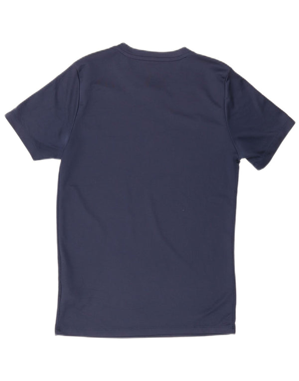 Nike Herren Dri Fit T-Shirt Top Small Marineblau Polyester