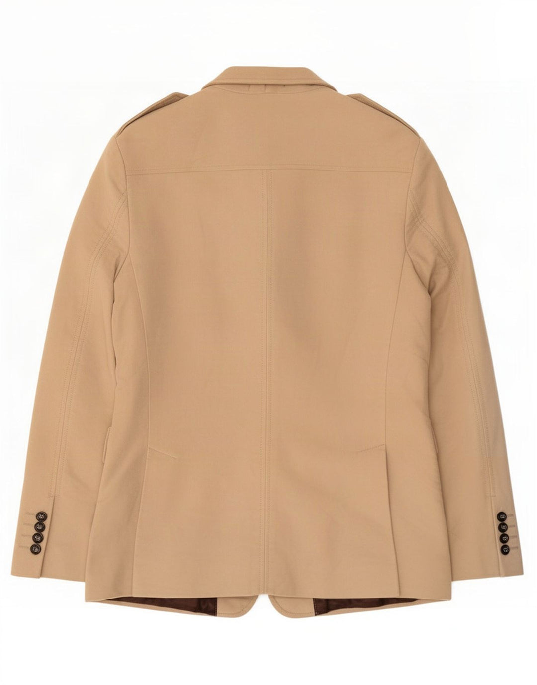 Manuel Ritz Pipo Herren-Militär-Blazer mit 3 Knöpfen, IT 50, Größe L, Beige