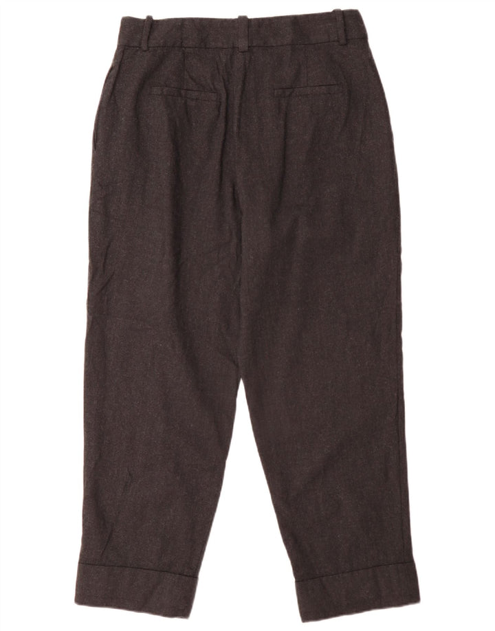 Massimo Dutti Damen Chinohose mit Pegged, EU 42, Größe L, W32, L27, Grau