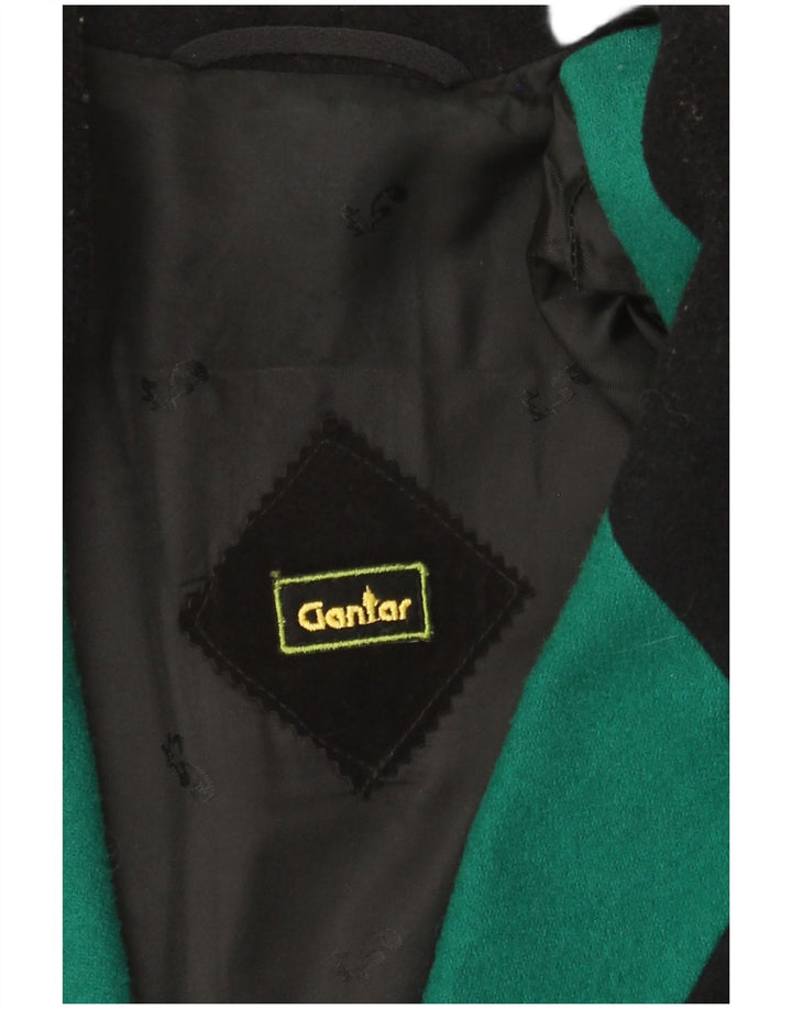 Vintage Damen Zweireihige Blazerjacke UK 14 Mittelgrün