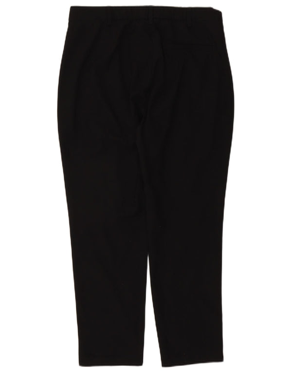 Marks & Spencer Damen Kurz geschnittene Hose UK 12 Medium W30 L25 Schwarz