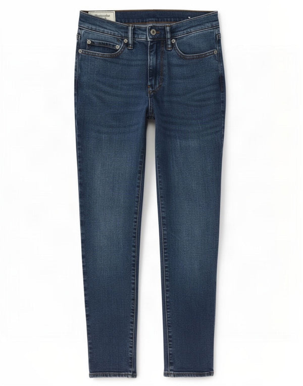 Abercrombie & Fitch Womens Skinny Jeans W28 L30 Blue Cotton
