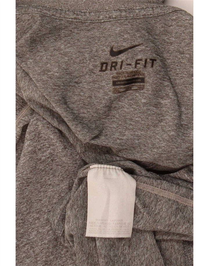 Nike Herren Dri Fit T-Shirt Top 2XL Grau geflecktes Polyester