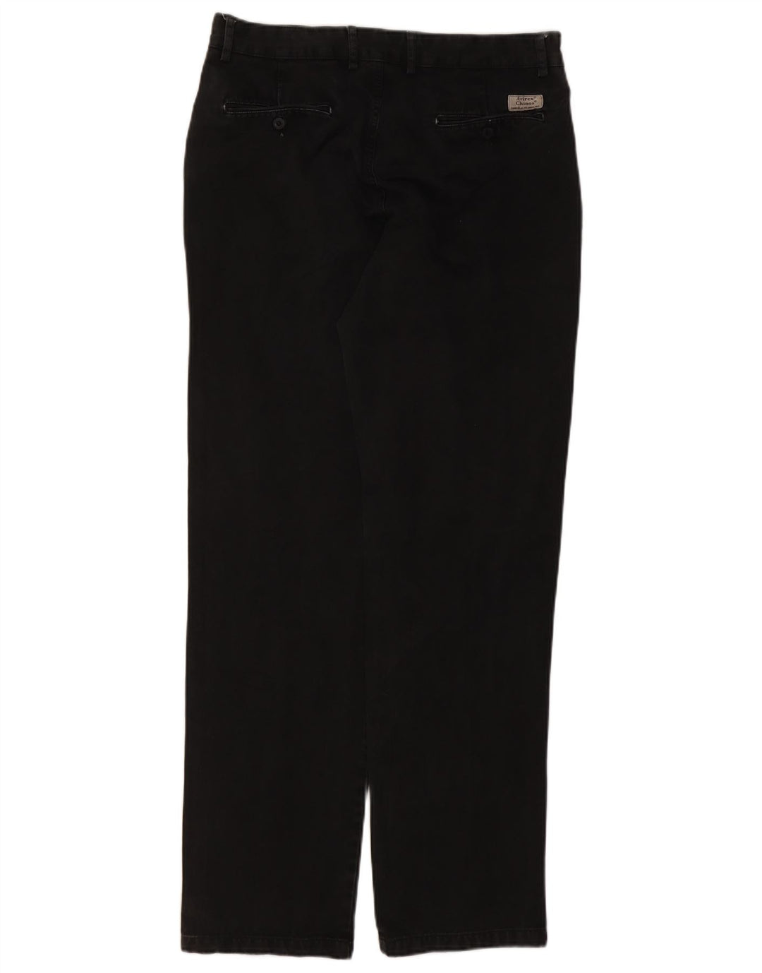 AVIREX Gerade Chino-Hose für Herren, W36, L33, schwarze Baumwolle