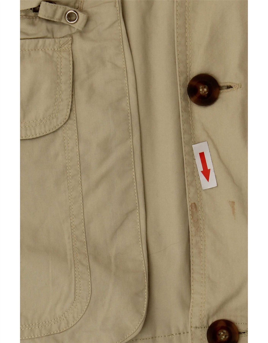 Vintage Herren Militärjacke UK 38 Medium Beige