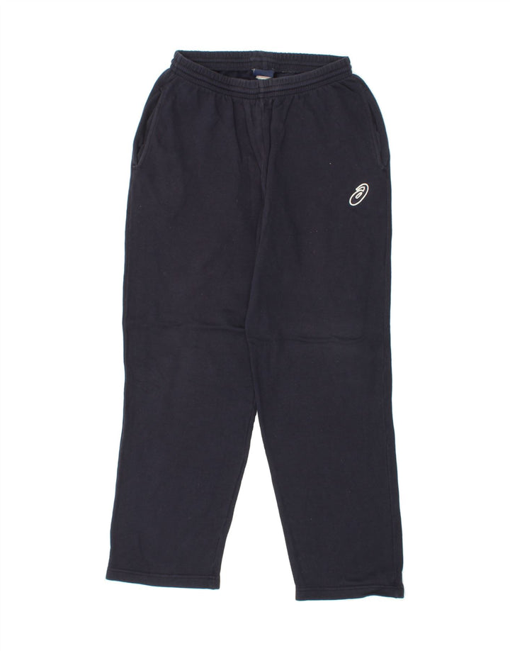 ASICS Womens Tracksuit Trousers UK 16 Large Navy Blue Vintage Asics and Second-Hand Asics from Messina Hembry 