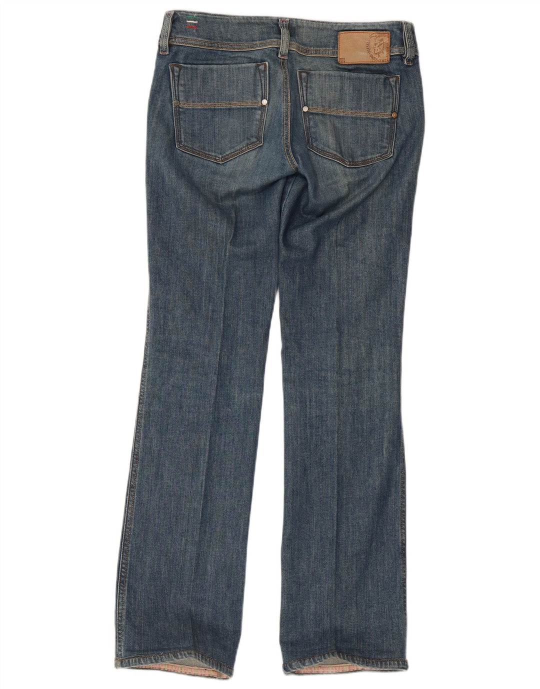 Diesel Damen Reckfly Bootcut Jeans W27 L32 Blaue Baumwolle