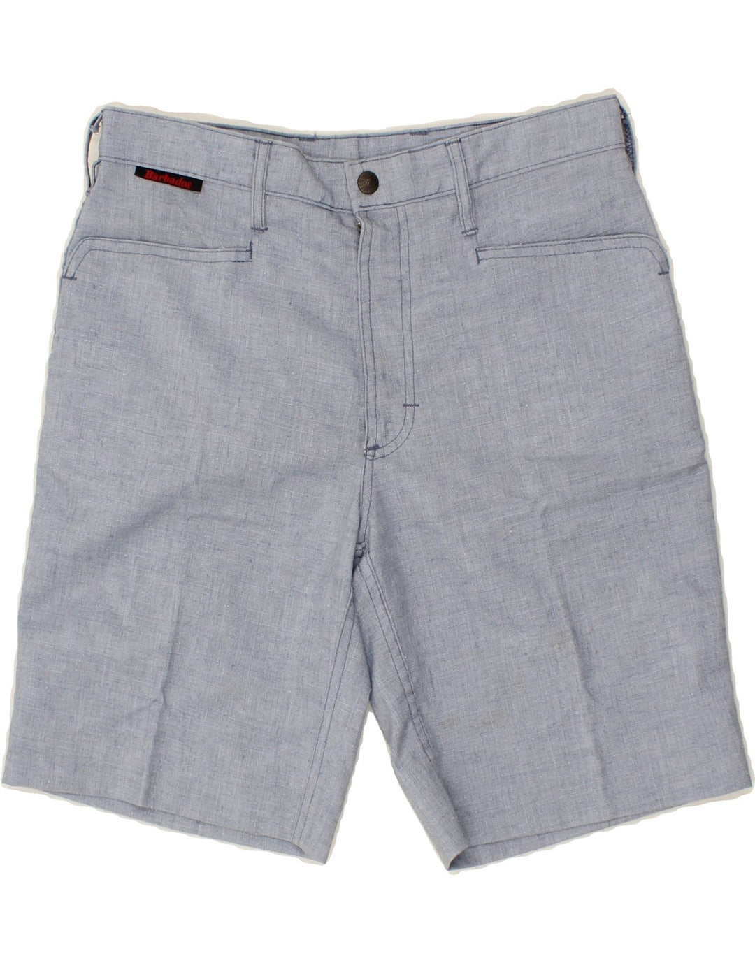 VINTAGE Womens Casual Shorts IT 40 Small W30  Blue Polyester Vintage Vintage and Second-Hand Vintage from Messina Hembry 