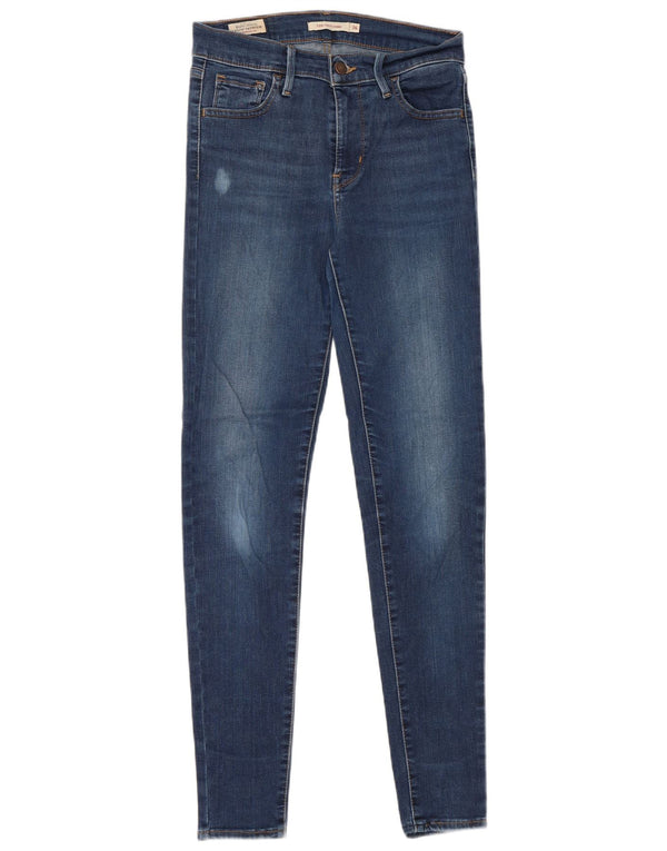 Levi's Damen 720 Super Skinny Jeans W26 L30 Blaue Baumwolle