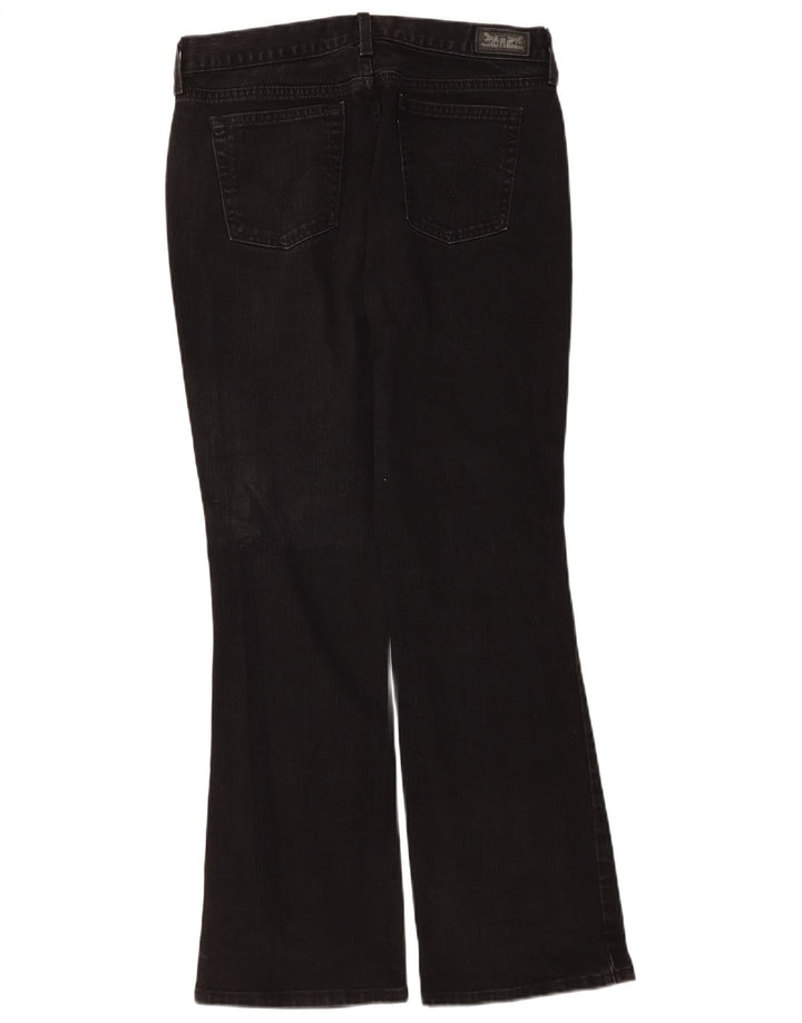 Levi's Damen 515 Bootcut Jeans US 10 Large W30 L32 Schwarze Baumwolle