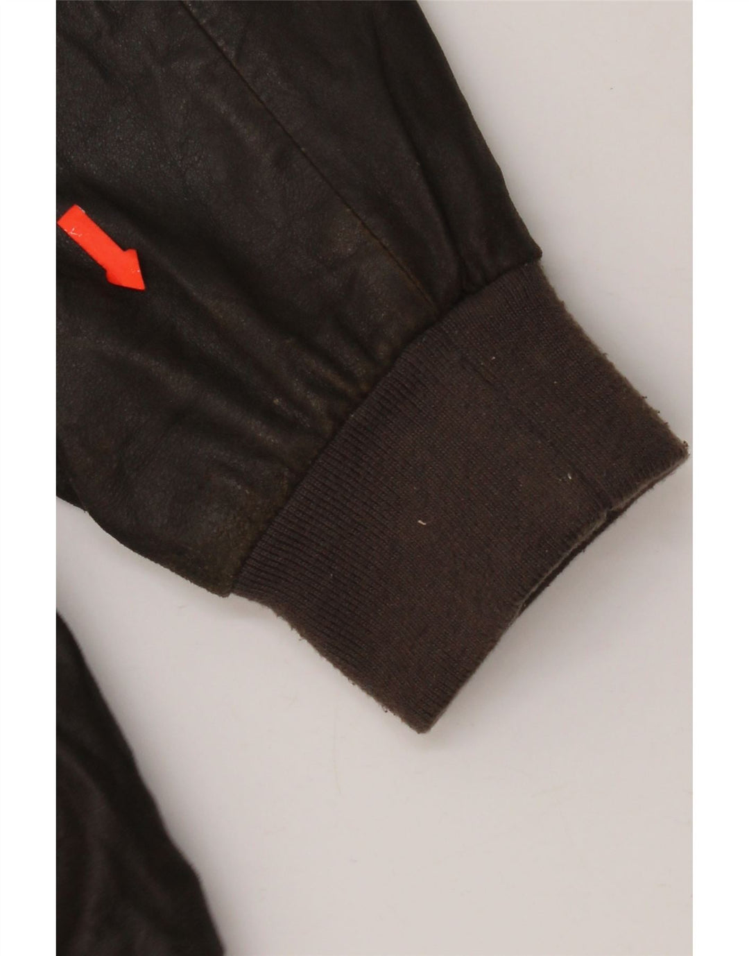 Gimo's Herren Bomber-Lederjacke UK 38 Mittelbraunes Leder