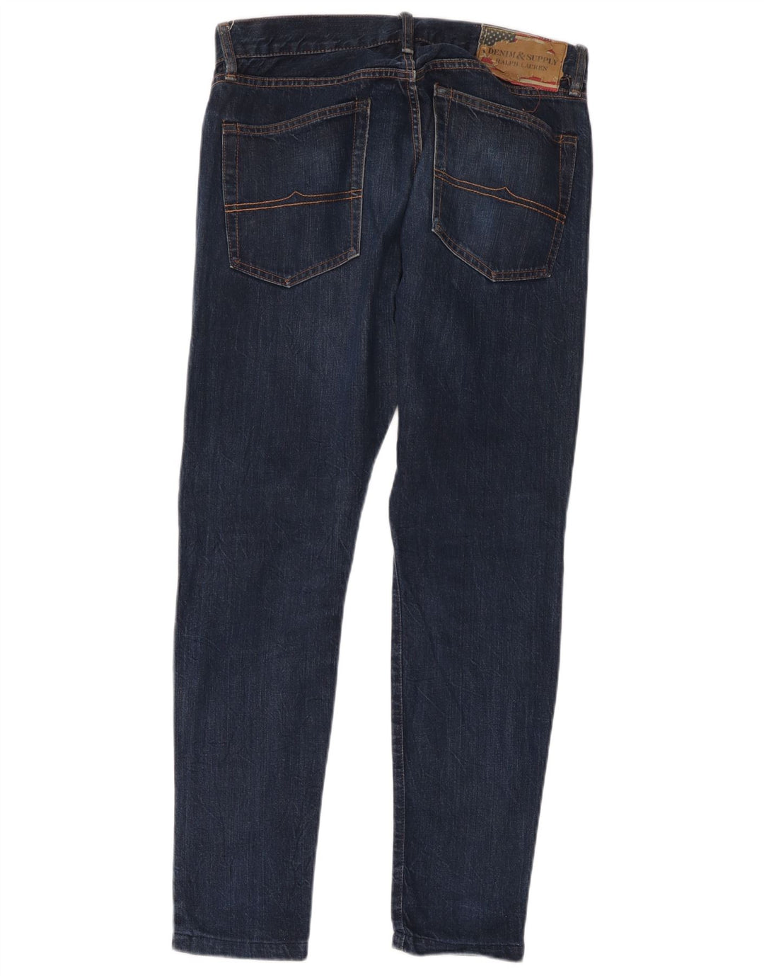 Ralph Lauren Herren Slim Jeans W32 L34 Blaue Baumwolle
