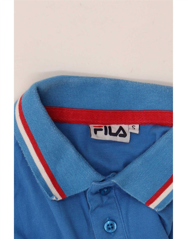 Fila Herren Poloshirt Small Blau gestreift