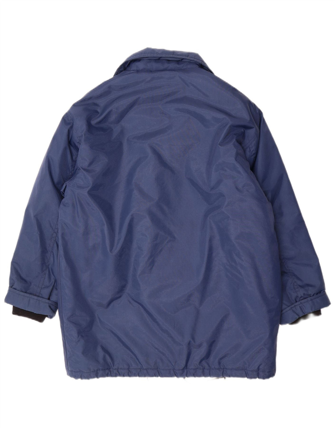 USHA Womens Oversized Windbreaker Coat UK 10 Small Navy Blue Polyester