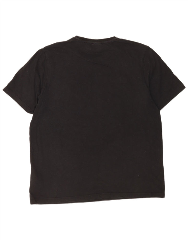 ELLESSE Herren T-Shirt Top 3XL Schwarz Baumwolle
