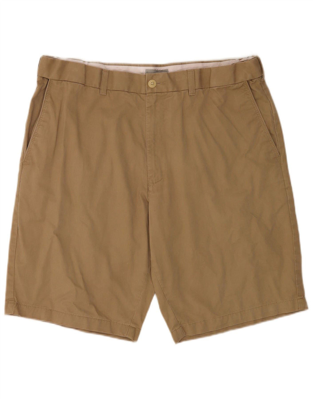Marks & Spencer Herren Chinoshorts W38 XL Beige Baumwolle