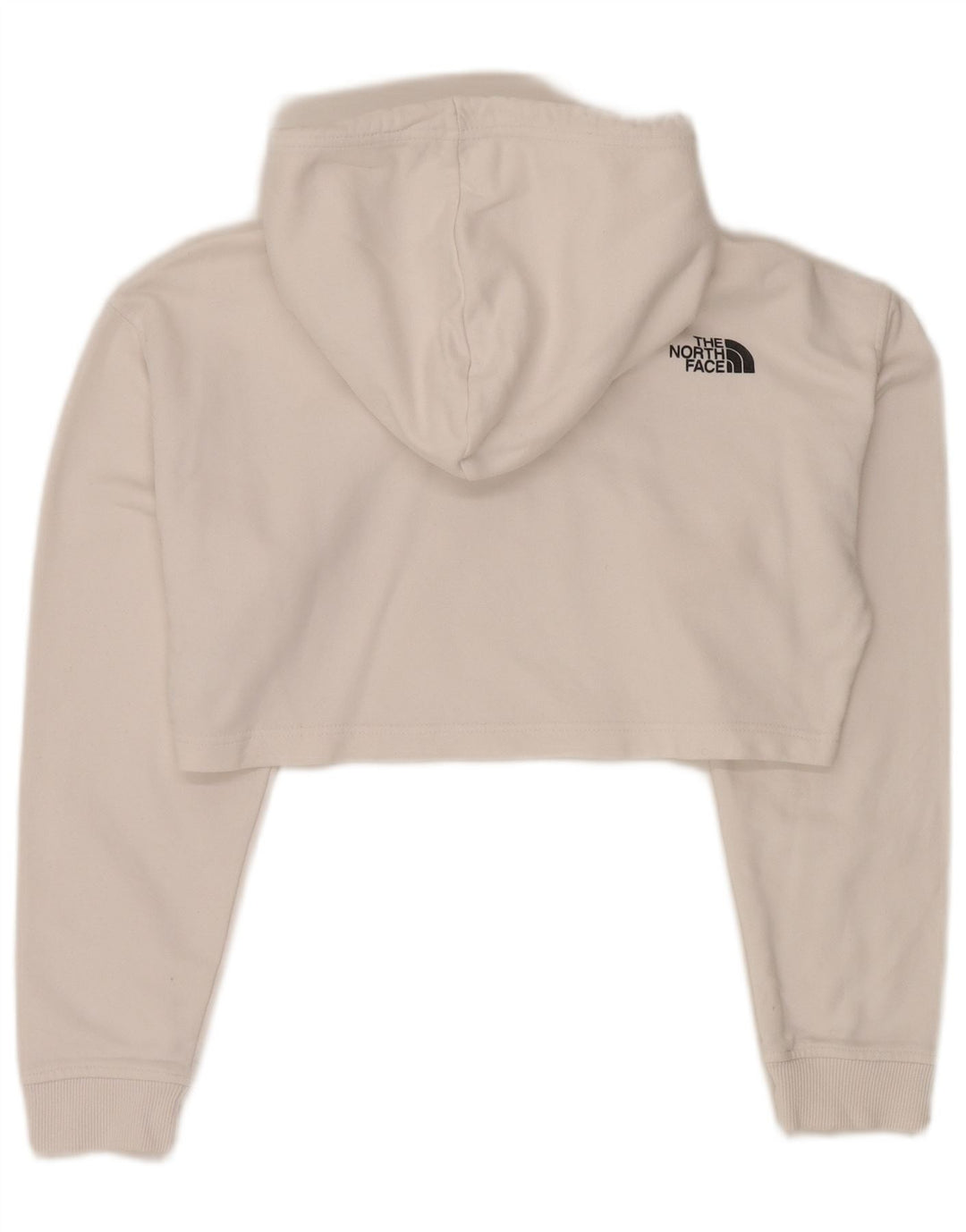 THE NORTH FACE Damen-Pullover mit übergroßem grafischem Crop-Hoodie, Gr. 6, XS, Weiß