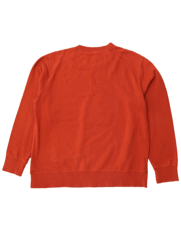WRANGLER Herren Sweatshirt Pullover 3XL Orange Baumwolle