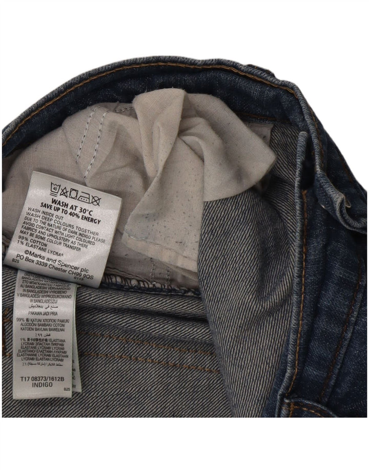 Marks & Spencer Herren Blue Harbor Straight Jeans W34 L29 Blau