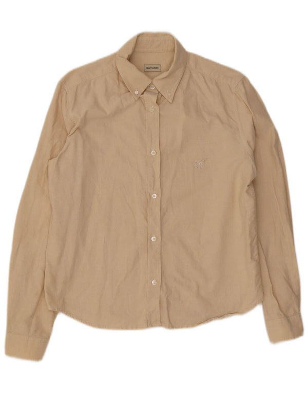 Henry Cottons Damenhemd IT 48 XL Beige Baumwolle
