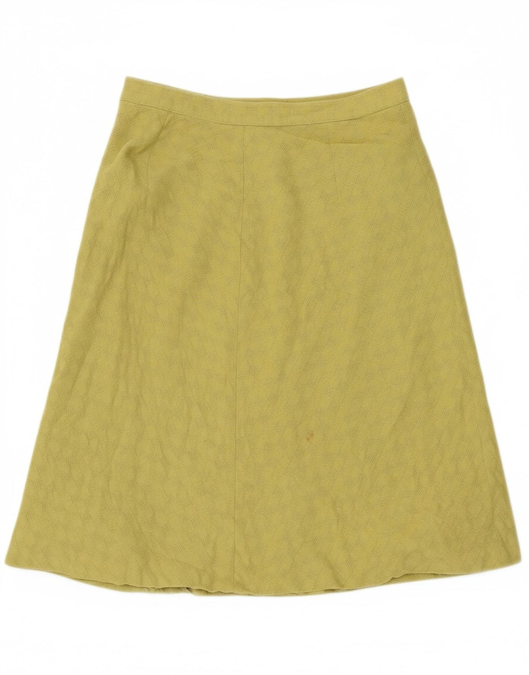 VINTAGE Womens A-Line Skirt W28 Medium Green Geometric Vintage Vintage and Second-Hand Vintage from Messina Hembry 