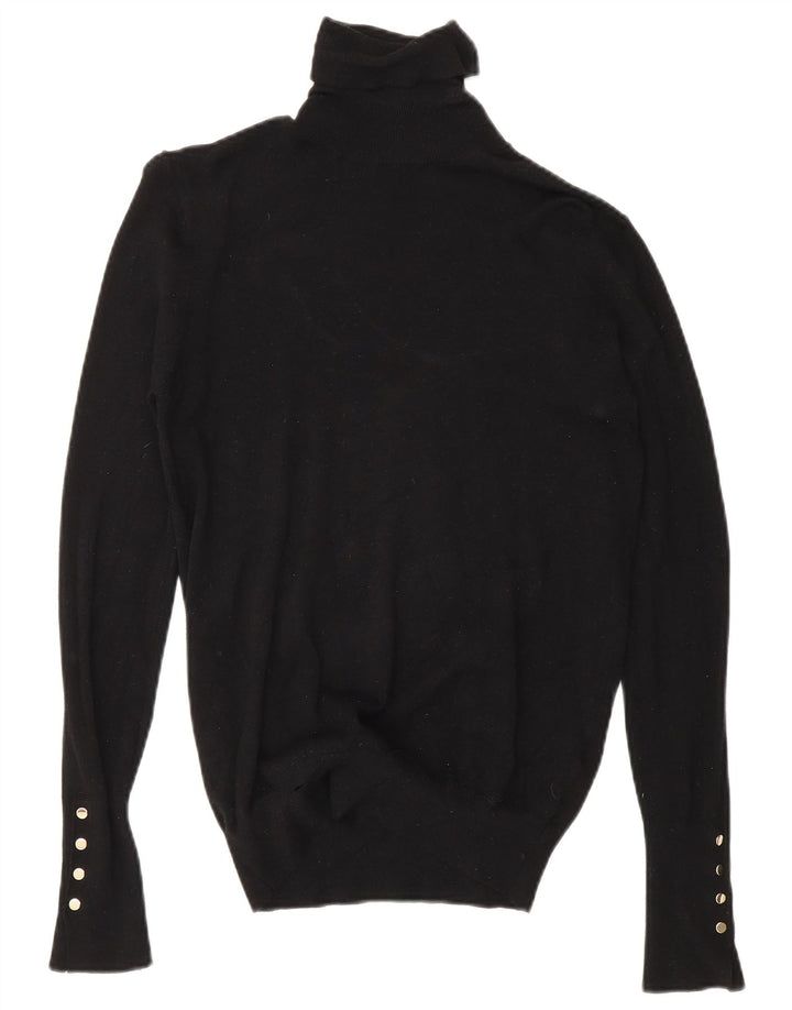 Rollkragenpullover für Damen von Zara, Gr. 12, mittelschwarz