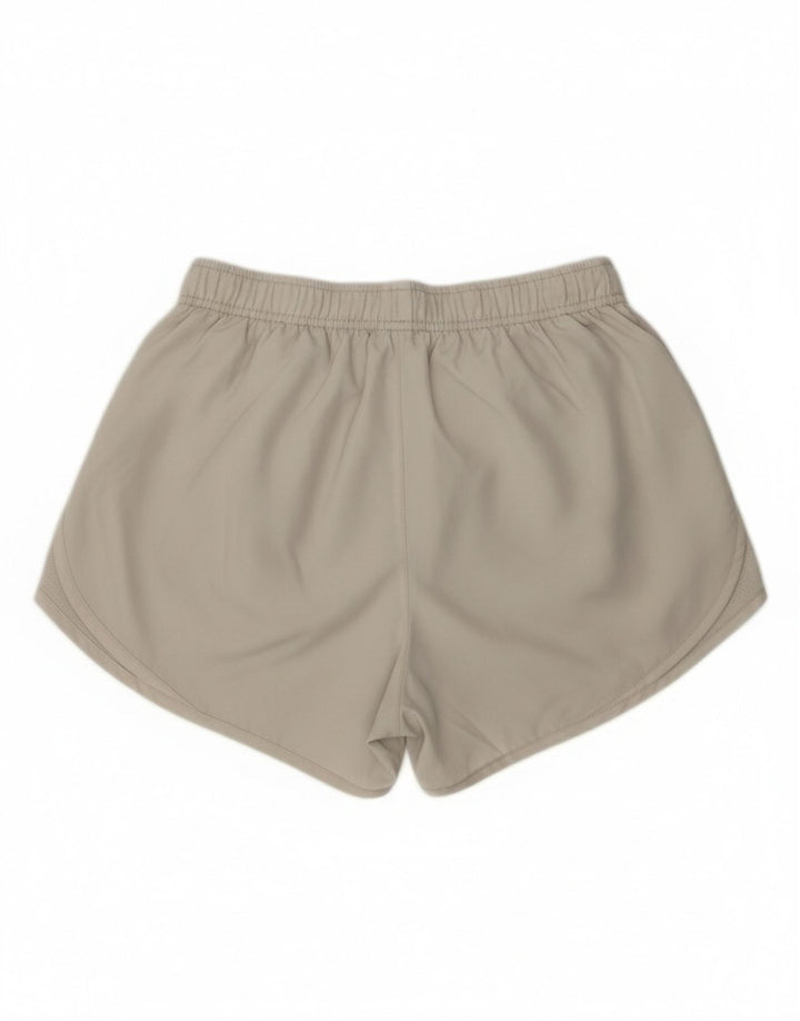 Nike Damen Dri Fit Sport Shorts UK 10 Small Grau