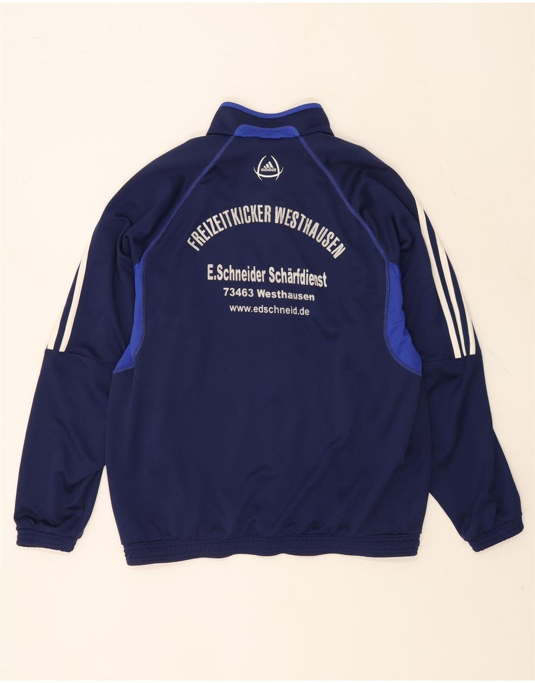 Adidas Herren Climacool Trainingsanzug Top Jacke UK 42/44 Large Marineblau