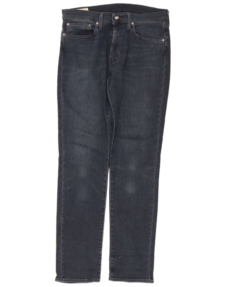 Levi's Herren 511 Slim Jeans W34 L34 Marineblaue Baumwolle