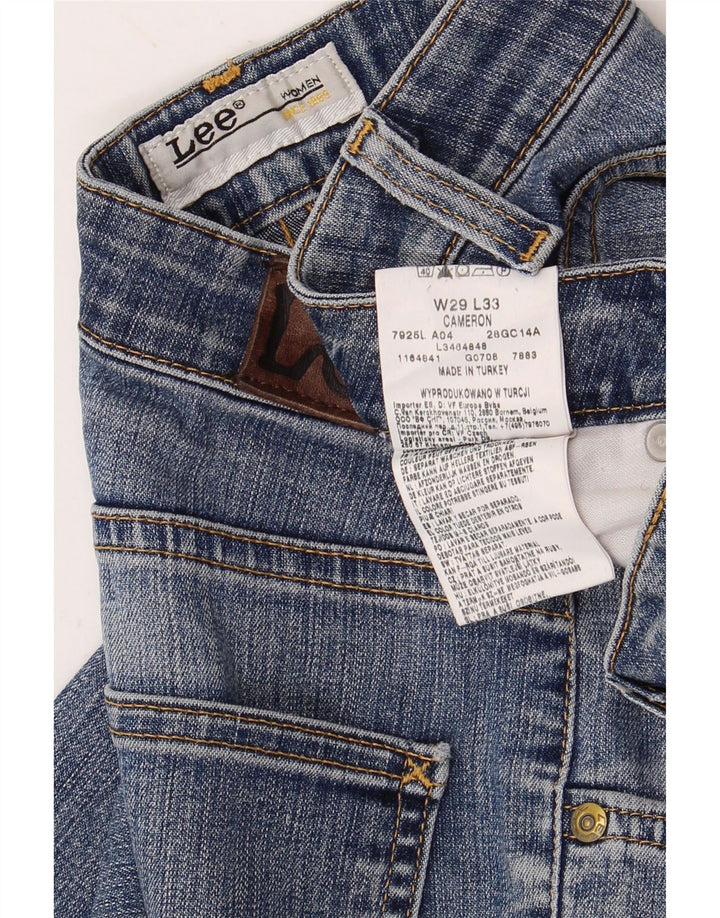 LEE Damen Cameron Bootcut Jeans W29 L33 Blaue Baumwolle