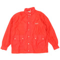 Wrangler Herren-Windbreakerjacke mit Kapuze, UK 38, Mittelrot, Polyamid