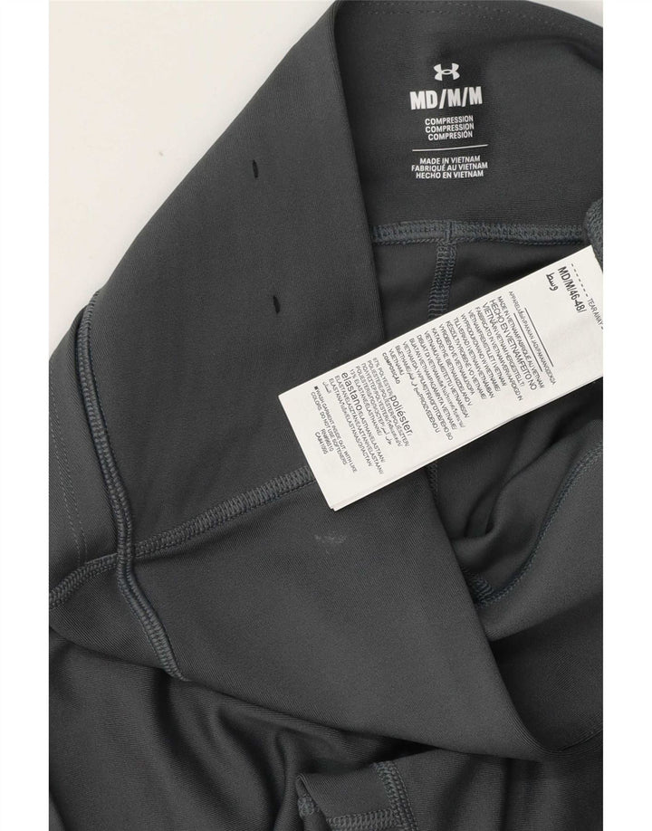 Under Armour Damen Graphic Leggings UK 12 Mittelgraues Polyester