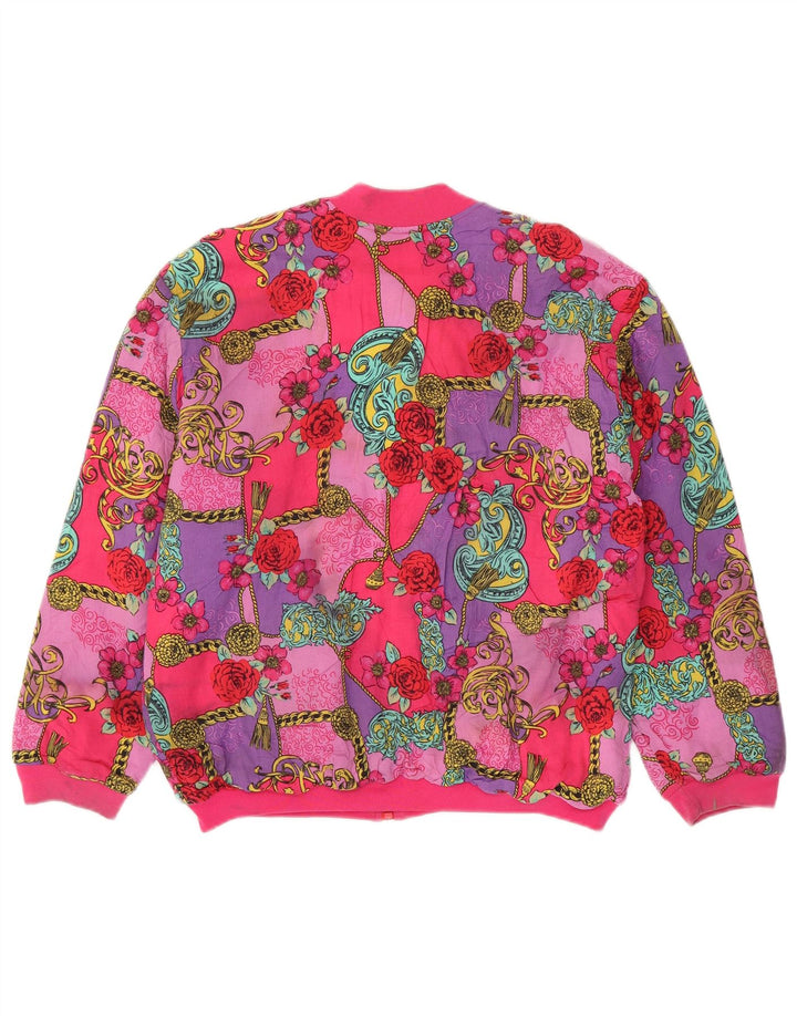 Marks & Spencer St. Michael Bomberjacke für Mädchen, 13–14 Jahre, rosa geblümt