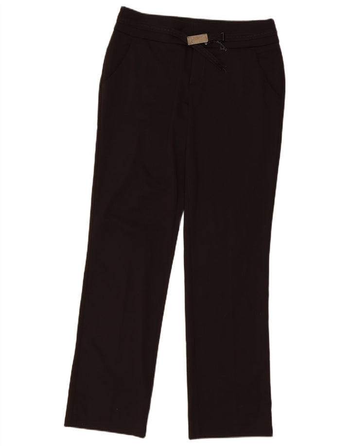 TRUSSARDI Damen Bootcut Freizeithose IT 44 Medium W32 L31 Braun