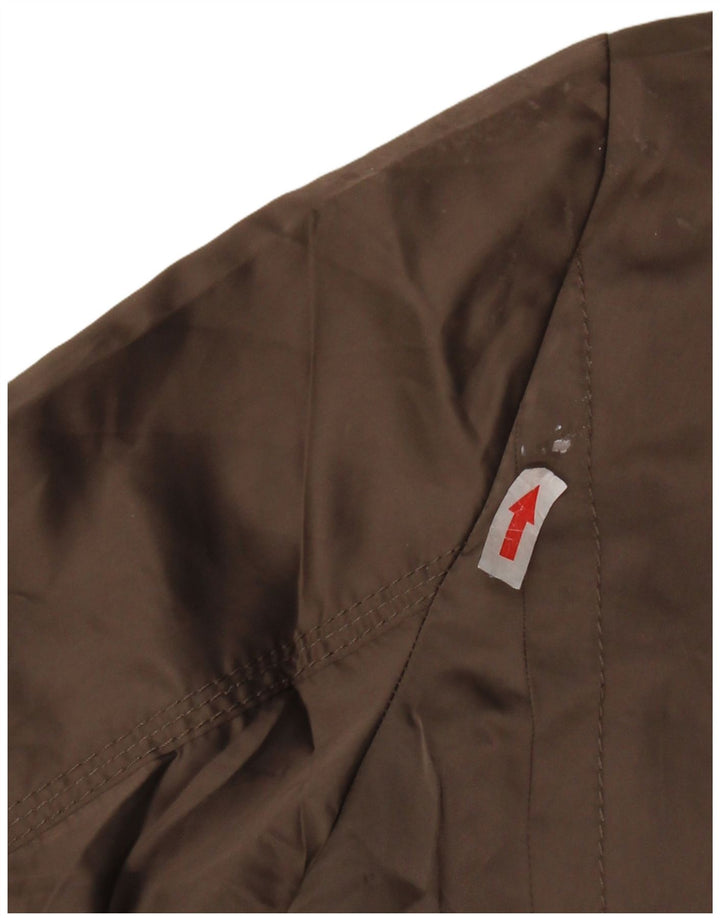 Marks & Spencer Damen Autograph Parka Jacke UK 14 Medium Khaki Polyester