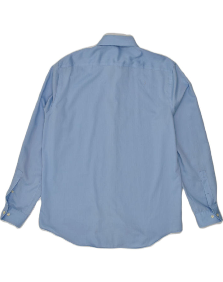 MICHAEL KORS Mens Slim Fit Shirt Size 16 1/2 Large Blue Cotton | Vintage Michael Kors | Thrift | Second-Hand Michael Kors | Used Clothing | Messina Hembry 