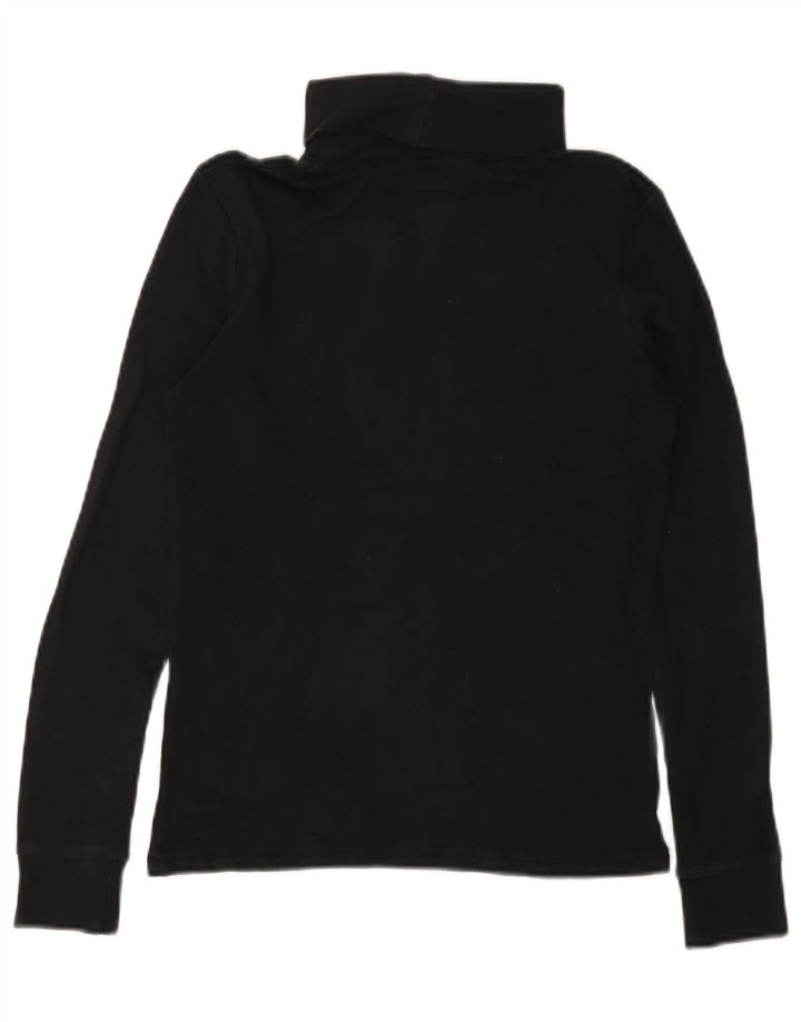 Mountain Warehouse Rollkragenoberteil für Damen, langärmlig, UK-Größe 8, Schwarz