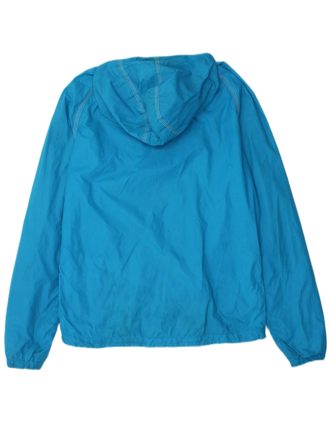 Jack & Jones Herren-Regenjacke mit Kapuze, UK 36, kleines blaues Nylon