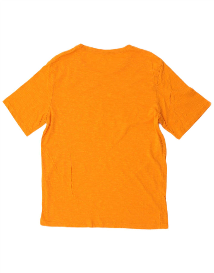 Jack & Jones Herren Grafik-T-Shirt-Oberteil Mittelorange